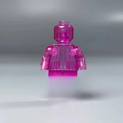 MOC Building Blocks Man Transparent Vegetable Luminous Children Educational Toys Boys Holiday Gift Collection Ornaments Hobby