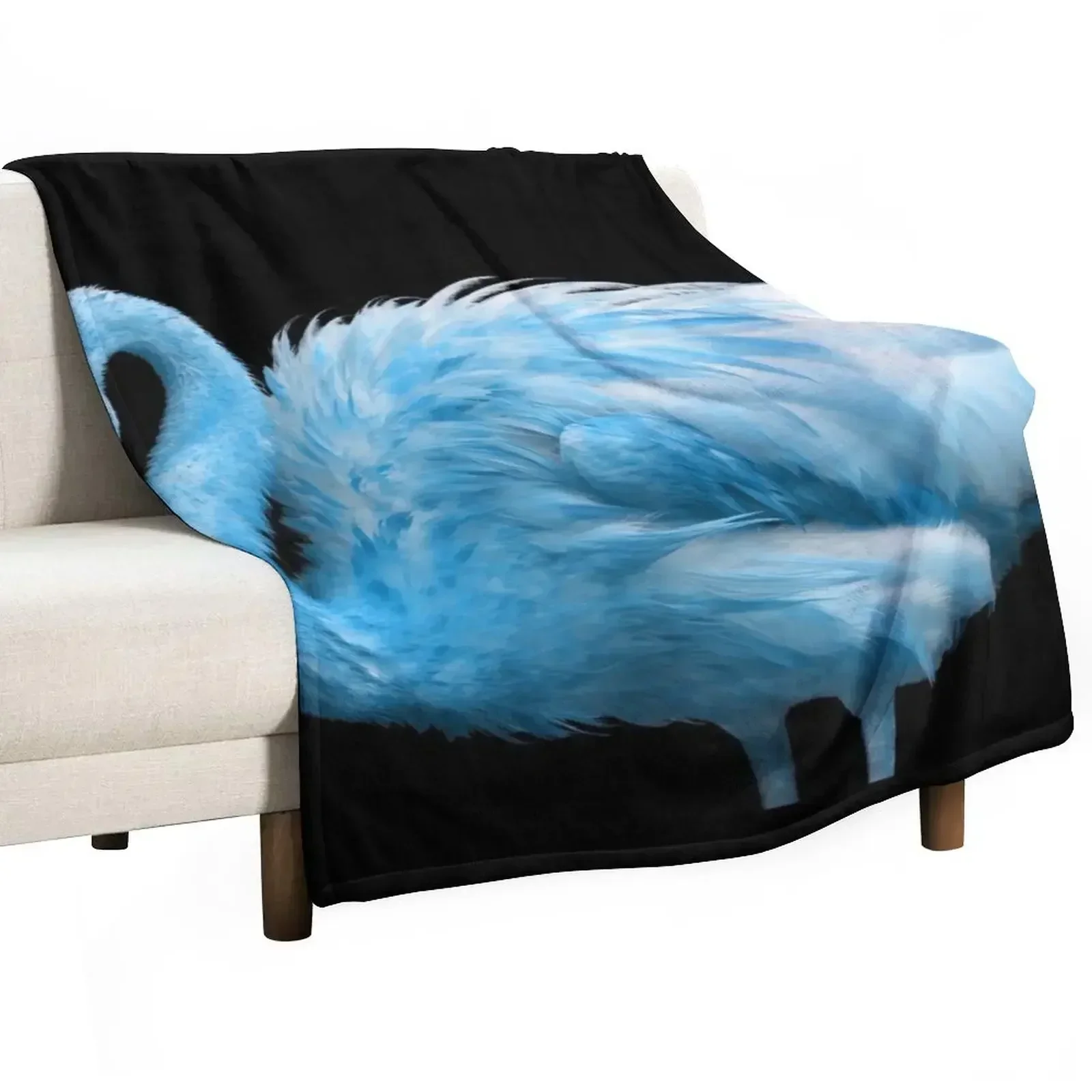 

Blue Flamingo Throw Blanket Extra Large Throw Camping Luxury St sofa bed Blankets