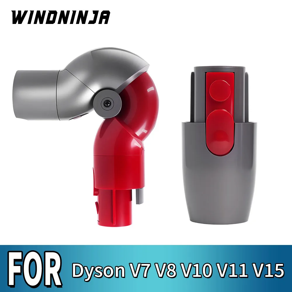 Schnellverschluss-Adapter mit geringer Reichweite für Dyson V7, V8, V10, V11, V15, Ersatzteile oben und unten für schwer zugängliche Untermöbel