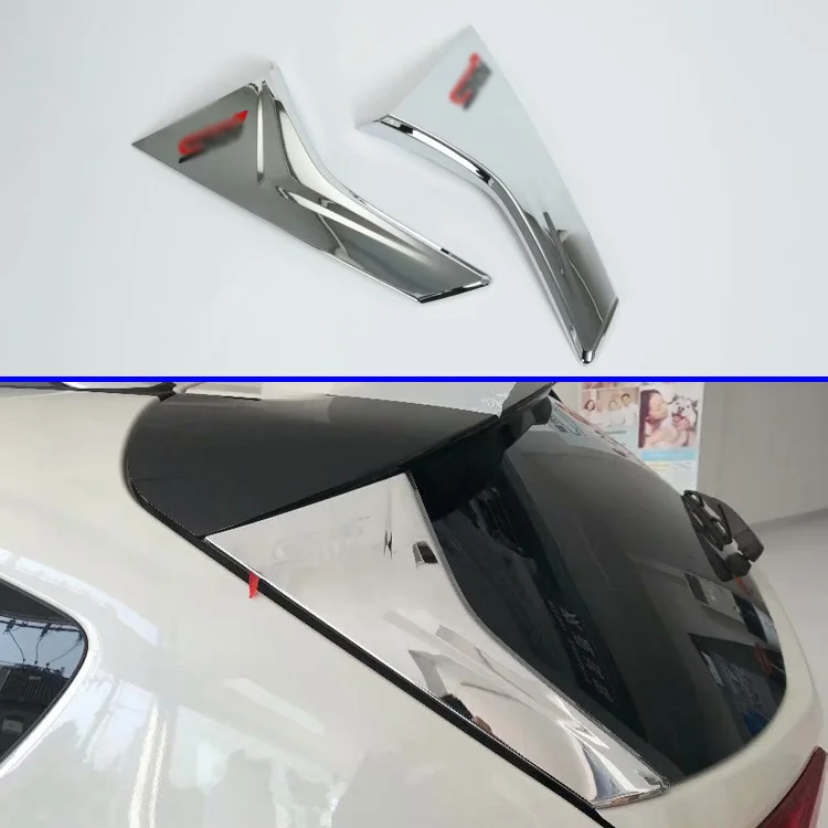 

For Subaru XV GT 2018 2019 2020 Car Accessories ABS Chrome Side Door Rear View Window Spoiler Cover Trim Insert Garnish Bezel