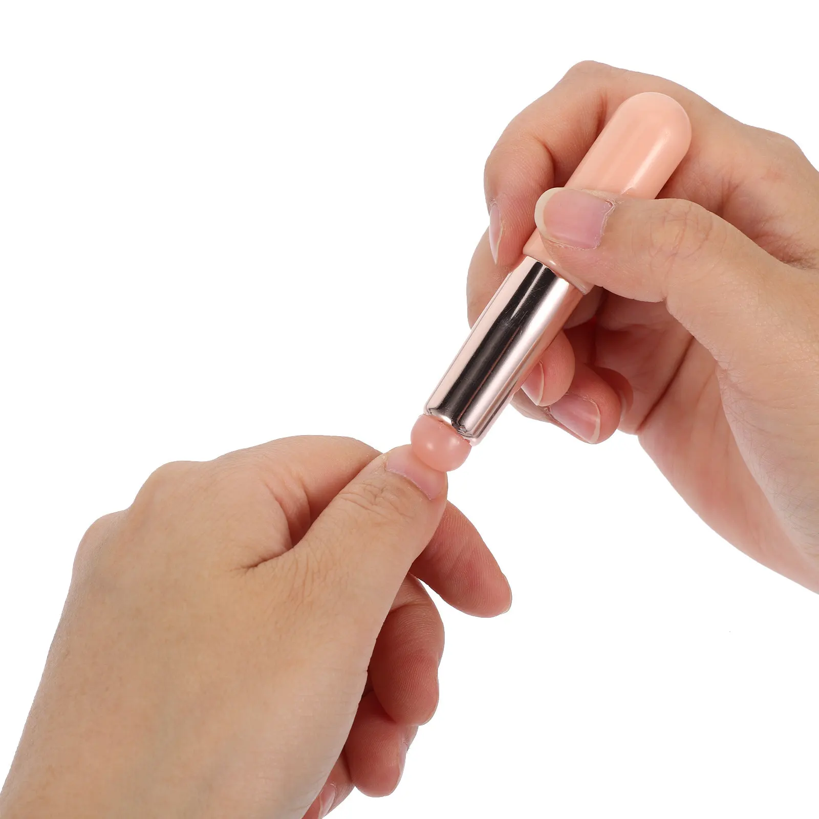

2Pcs Nail Brush Silicone Powder Applicator Gradient Gel Tool Soft Brush for Professional Nail Art Design Brushes Applicator