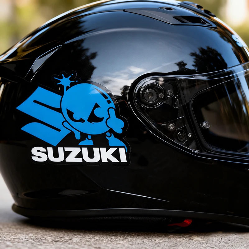 

Cool Suzuki S Logo Cartoon Figure Sticker, Waterproof & Sunproof, Motorcycle Helmet & Car Body Decor Decal, Auto Universal Acces