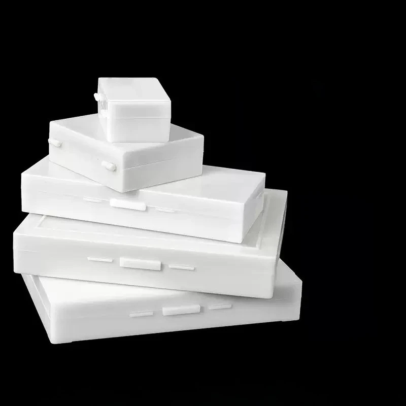 5/10/12/25/50/100 Slide Loading Slide Box Biological Pathology Slide Box Buckle Thickened Plastic Storage Box Microscope Parts