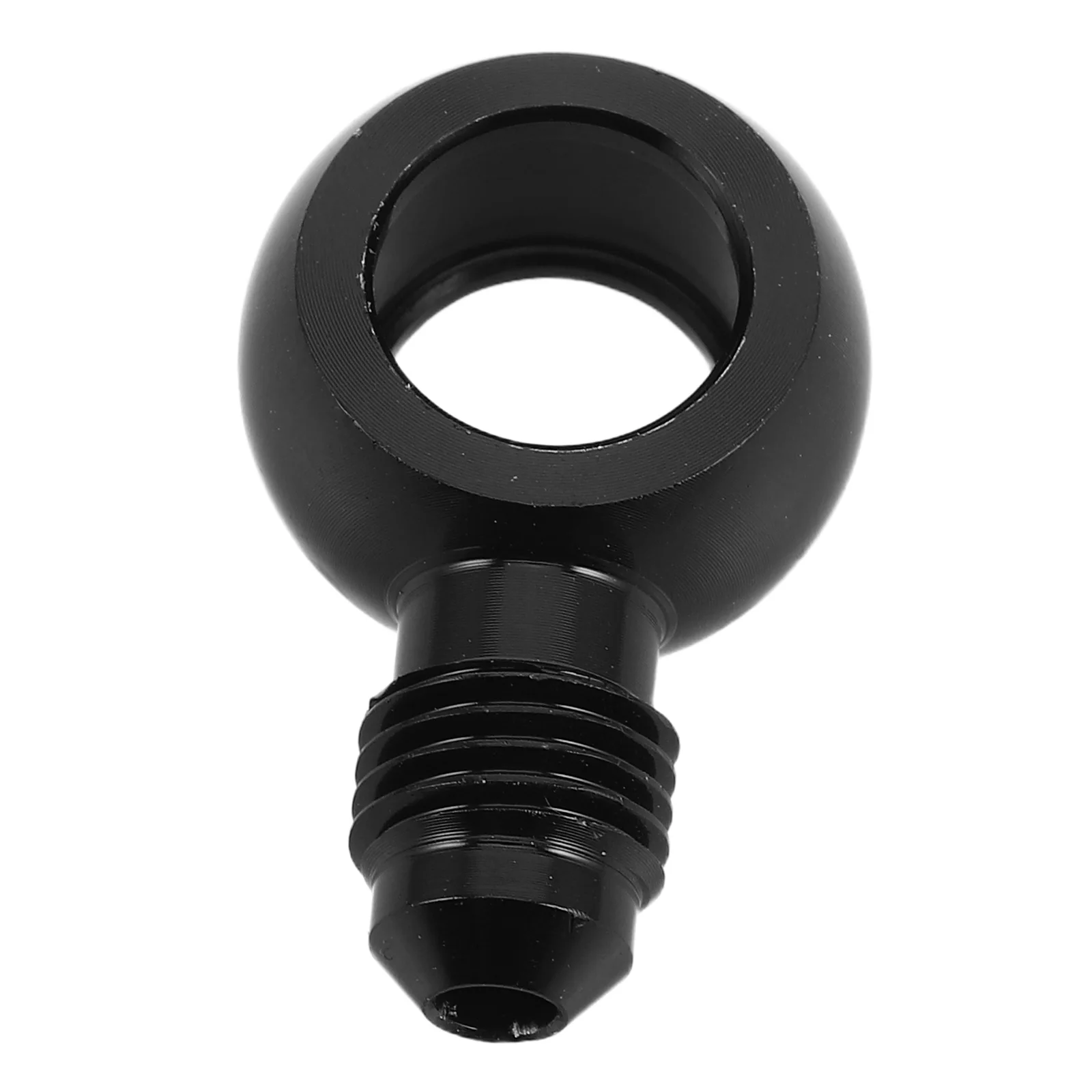 

Oil Outlet Connector Banjo Bolt Hose Barb Fitting Black Aluminum Alloy Durable Material Easy Installation Wide Compatibility