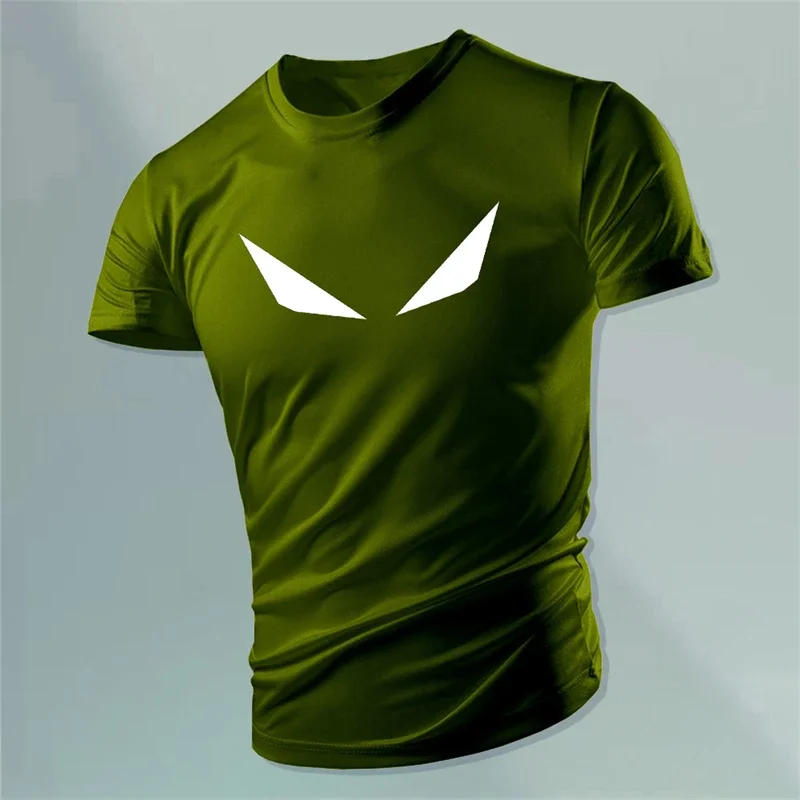 A Simple and Quick-drying Men's Sweatshirt, a 3D Printed Short-sleeved Shirt That Is Popular in Summer, a Loose and Breathable S