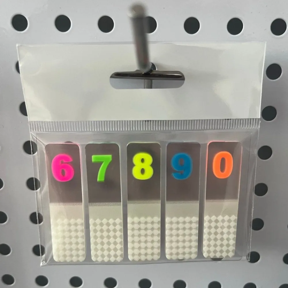 Pattern Sticky Index Tabs Transparent PET Page Flags Fluorescent Marker Stickers Stationery For School Study Supplies