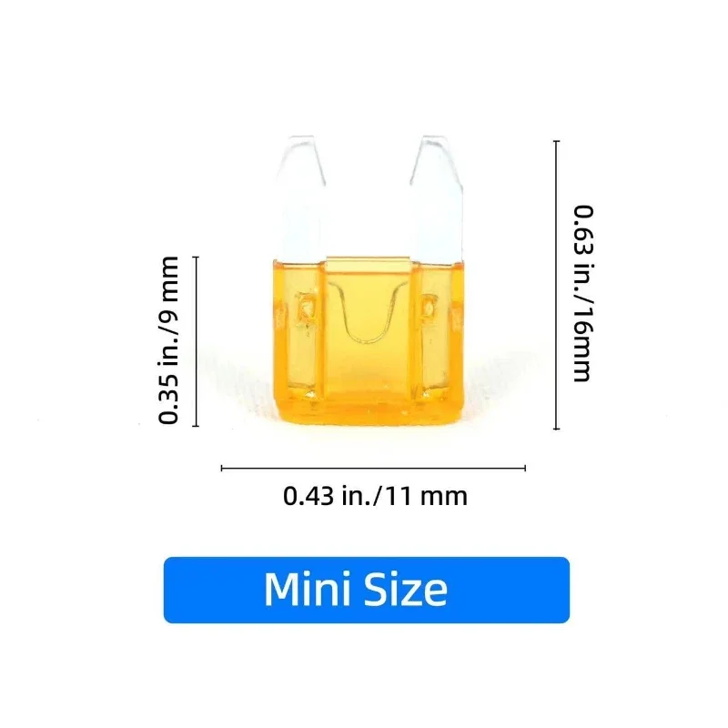 100 шт., 50 шт., набор автомобильных предохранителей, профиль среднего размера, предохранитель лезвия, предохранитель для автомобиля, грузовика 2-35A с зажимом для коробки