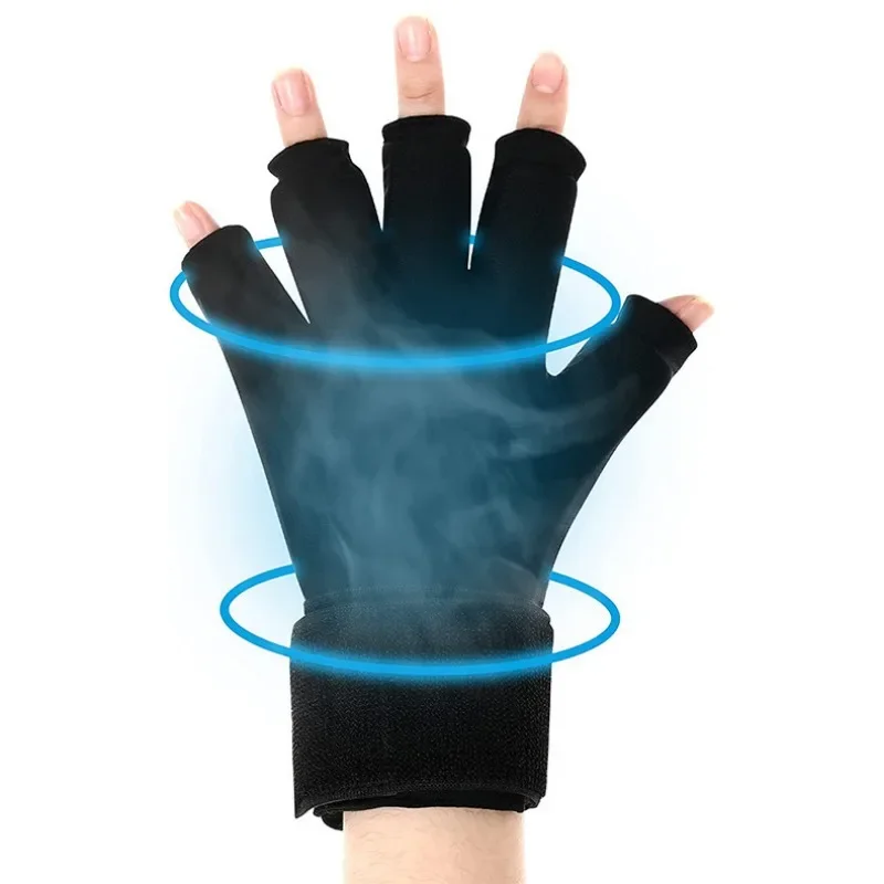 Icing Finger Steam Pack Hot Pressing Hand Wrist Icepack with Adjustable Wrist Strap Reusable for Men and Women One Gel Cold Pack