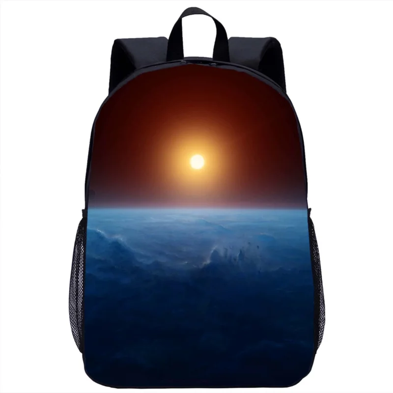 Universe Fantasy Planet Print Girls Boys Students Schoolbag Teenager Book Bag Daily Casual Backpacks Woman Man Travel Rucksack