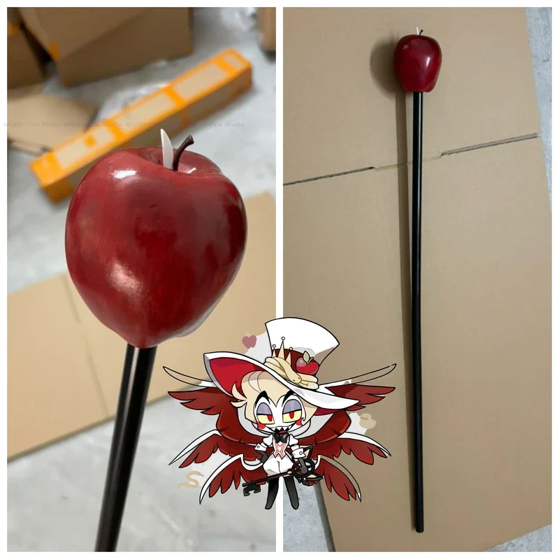 Lucifer-Palo de manzana para Cosplay, accesorio de arma para Hotel, Morningstar, 100cm, para hombre y mujer