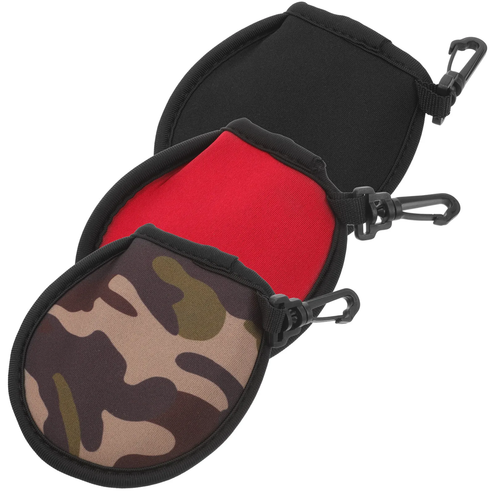 

3Pcs Golfs Ball Washing Pouch Waterproof Lint Cloth Material Convenient for Outdoor Golfing Bag Cleaner Ball Golfs Pouch