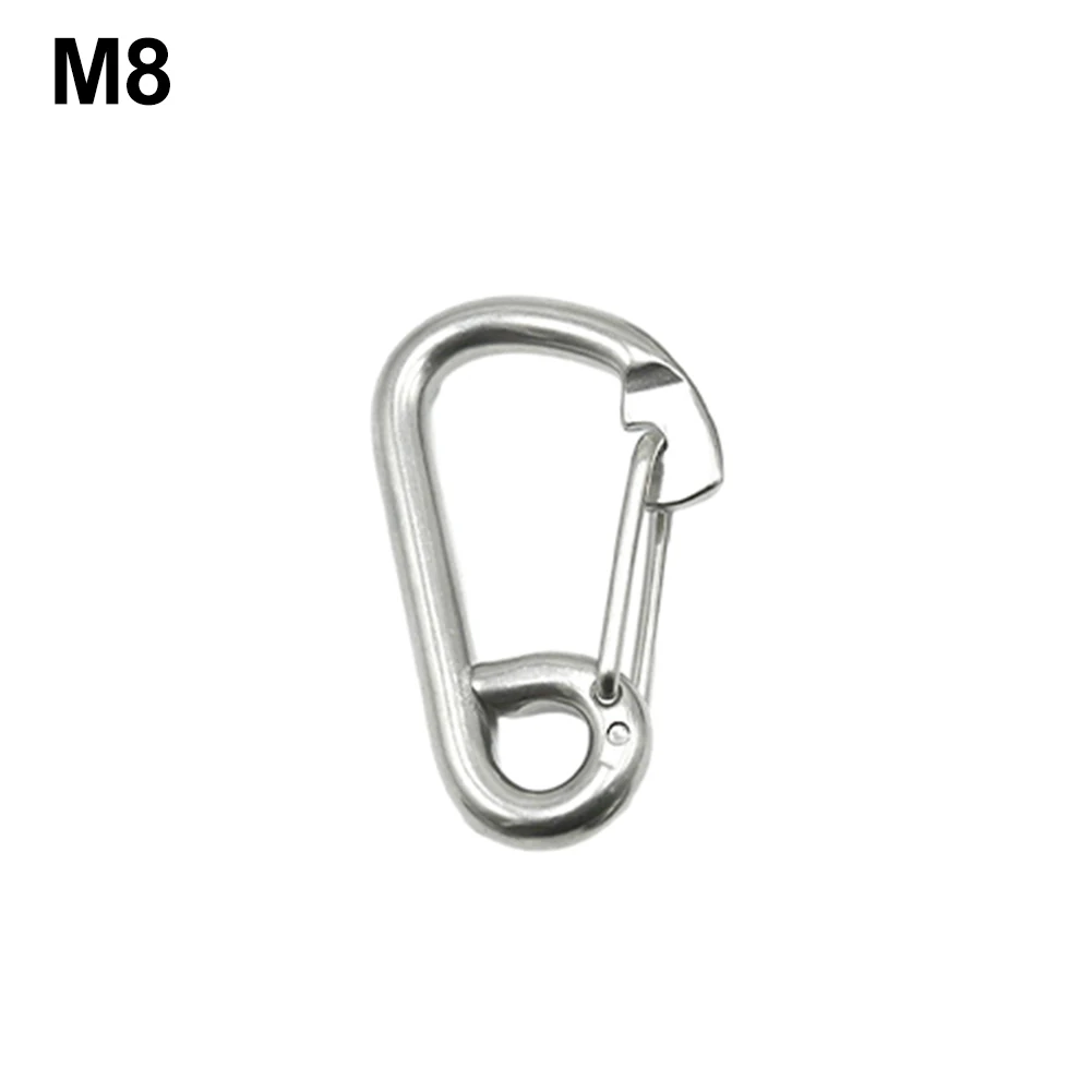 Carabiner Climbing Hook 304 Stainless Steel 6mm/8mm/10mm/12mm/14mm Accessories Carabiner Screw Connector Brand New