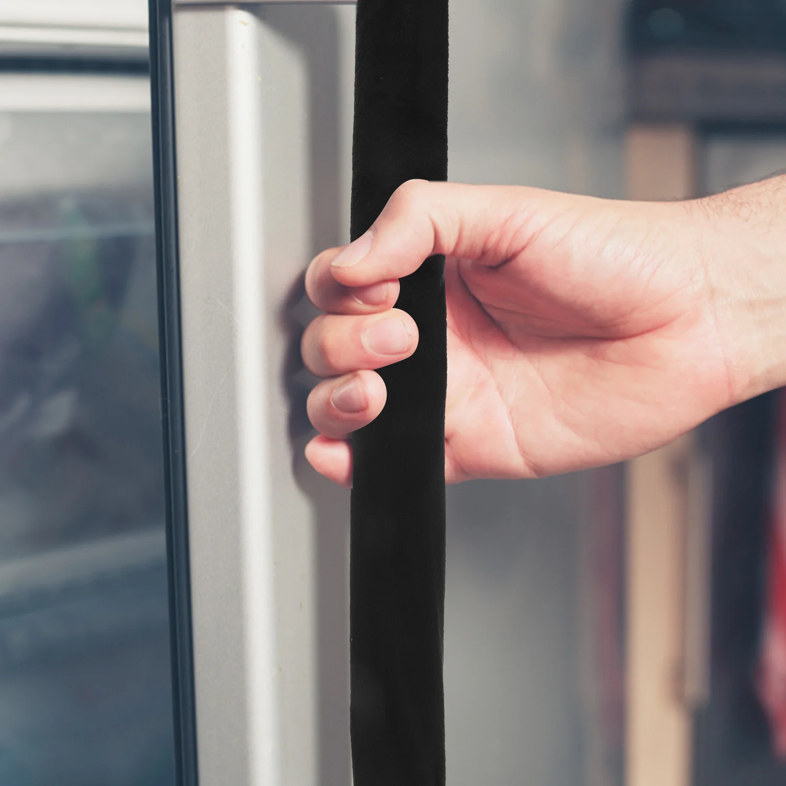 

2Pcs Kitchen Refrigerator Handle Covers Smooth Fit Fingerprints Resistant Appliance Door Protector for Fridge Microwave Oven