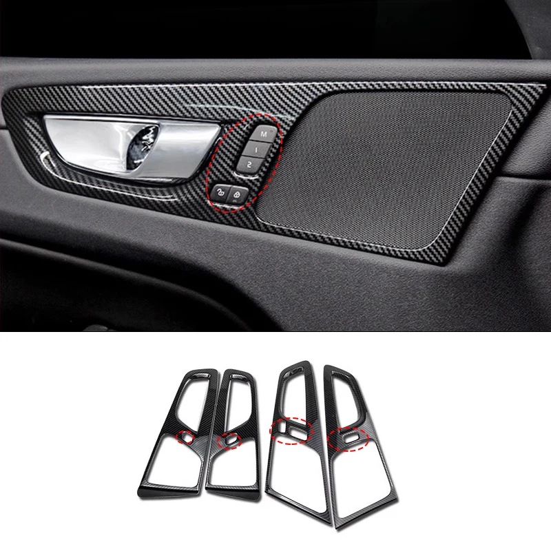 Voor Volvo XC60 XC-60 2018 2019 20 21 2022 Interieur ABS Carbon Auto Airconditioning Outlet Console Versnellingspook Hoofd Venster lift Trim