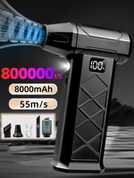800000RPM Powerful Air Blower Turbo Jet Fan Electric Air Duster Handheld Mini Dust Cleaner High Speed Air Blow Gun Cleaning Tool