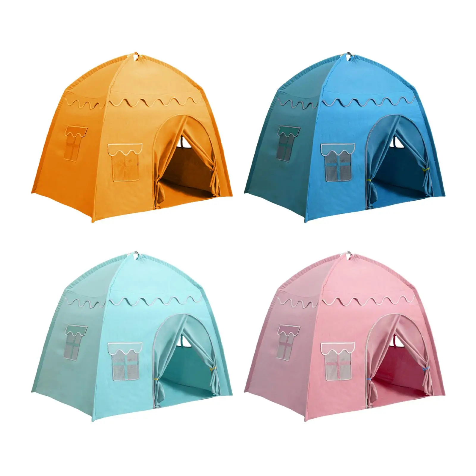 Castello tenda grande Indoor Outdoor portatile durevole fiaba tenda bambini giocano