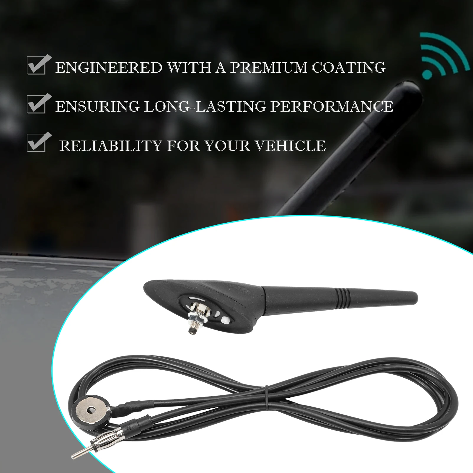 

Автомобильная антенна 35 см, длина 1015-001 для Ford C-Max Ka Escort Fiesta Fusion Focus I Focus II Transit Скорпион Бар