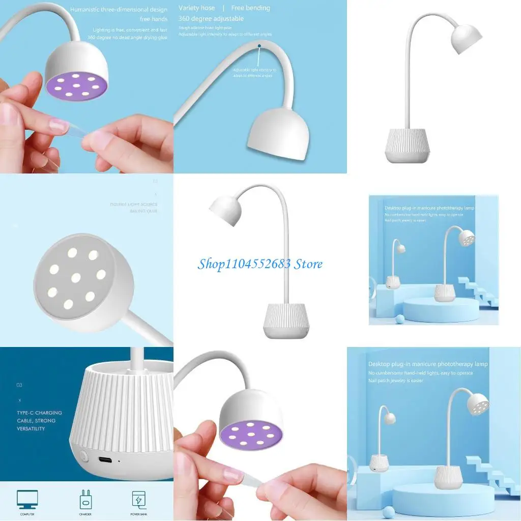 

Y6GD UV Gel Curing Light Dryer Portable Dryer Drying Lamp for DIY