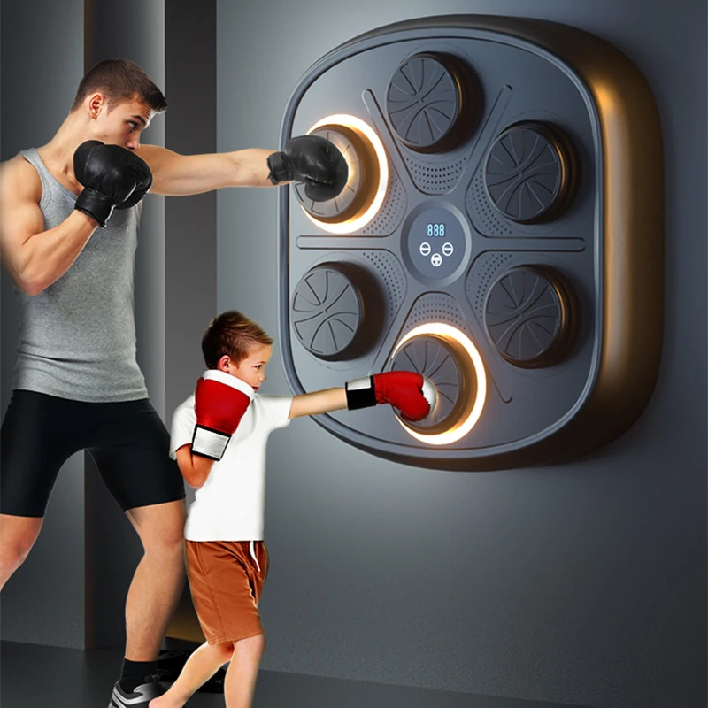 Wireless Target Training Electronic Strength Testing Fitness Smart Professional Wall Mounted One Punch Music Boxing Machine