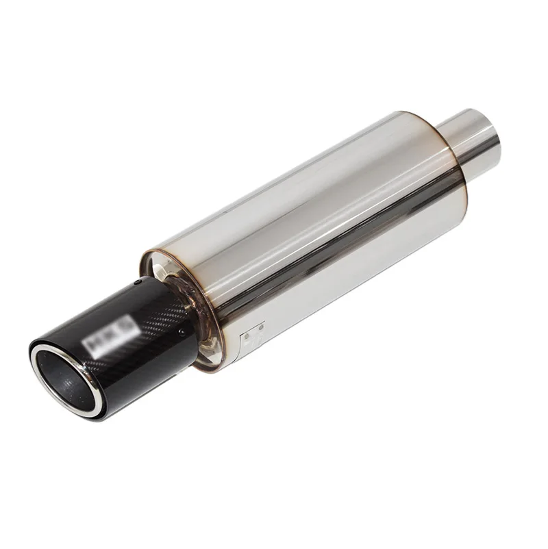 

Equipment Smart Library Universal Muffler Exhaust For HKS SS304 Carbon Straight Exhaust Pipe Tailpipe TailPipe Exhaust