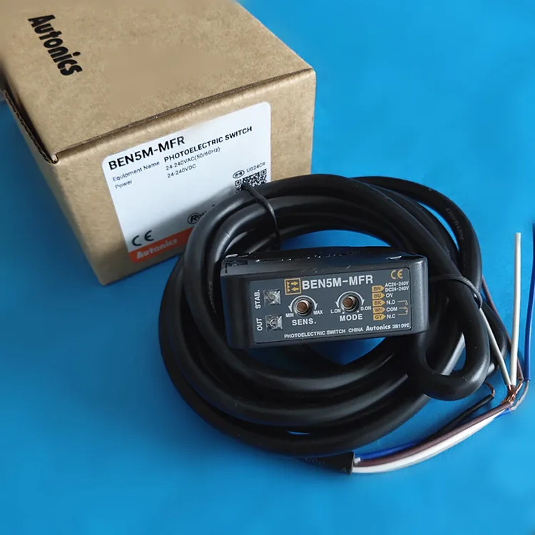 

Autonix Диффузное отражение BEN3M BEN5M-MFR с отражателем 5-проводной фотоэлектрический переключатель NPN Выход