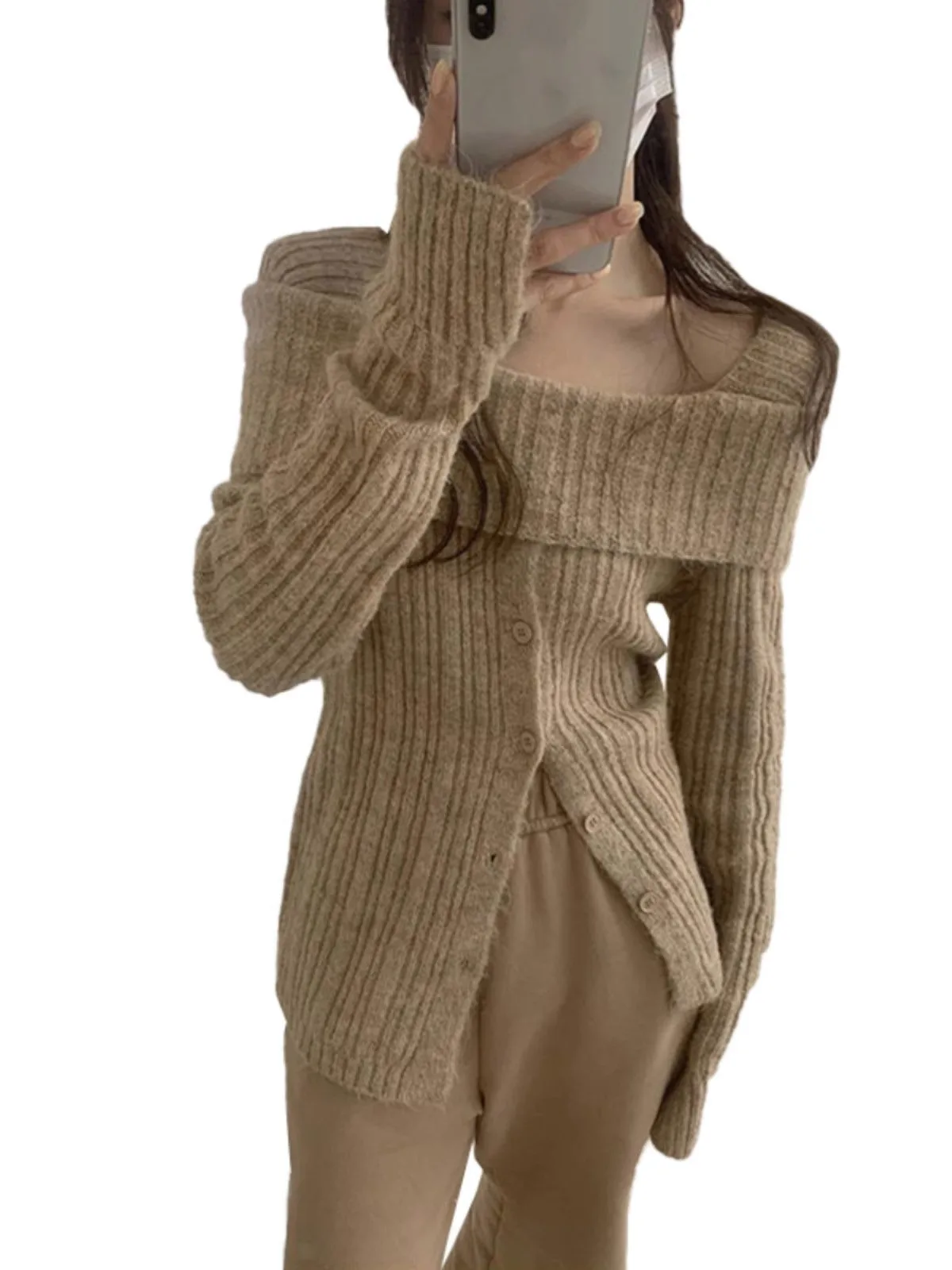 

Women's Clothing Fashion one shoulder thin slim fit sweater019