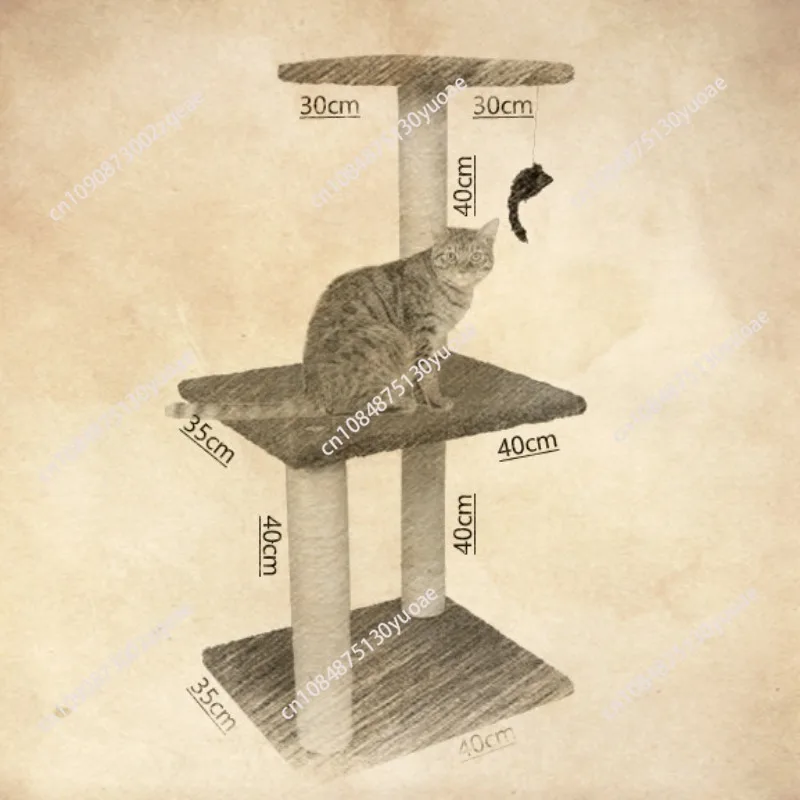 Processing and export pet supplies, toy cat climbing frame, scratching board, cat tree, cat rack