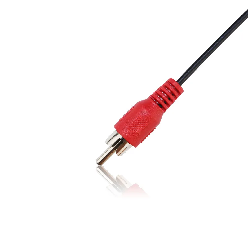 0.2M Car 2Rca Male Red White Audio Connector Plug Cable Av Single Video Speaker Extension Wire Lead Diy Repair Cord