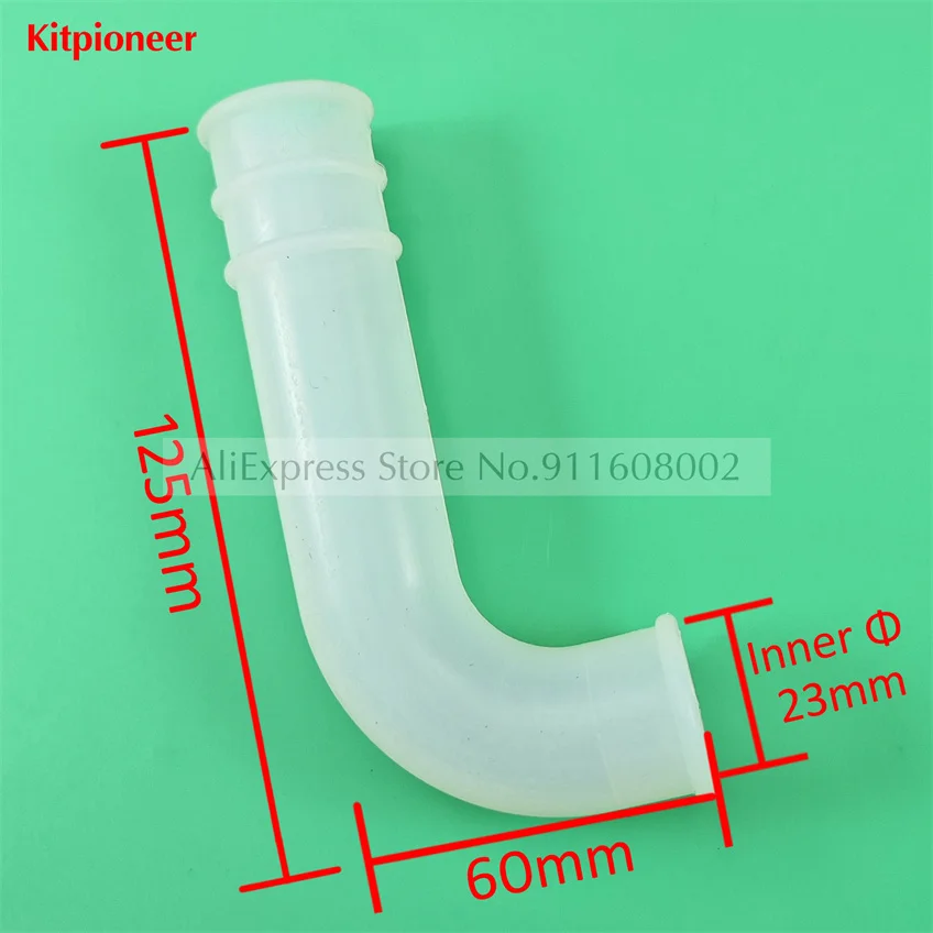 L Shaped Feeding Pipe Seal Tube Silicone MK Countertop Soft Serve Ice Cream Machines Spare Part Accessory