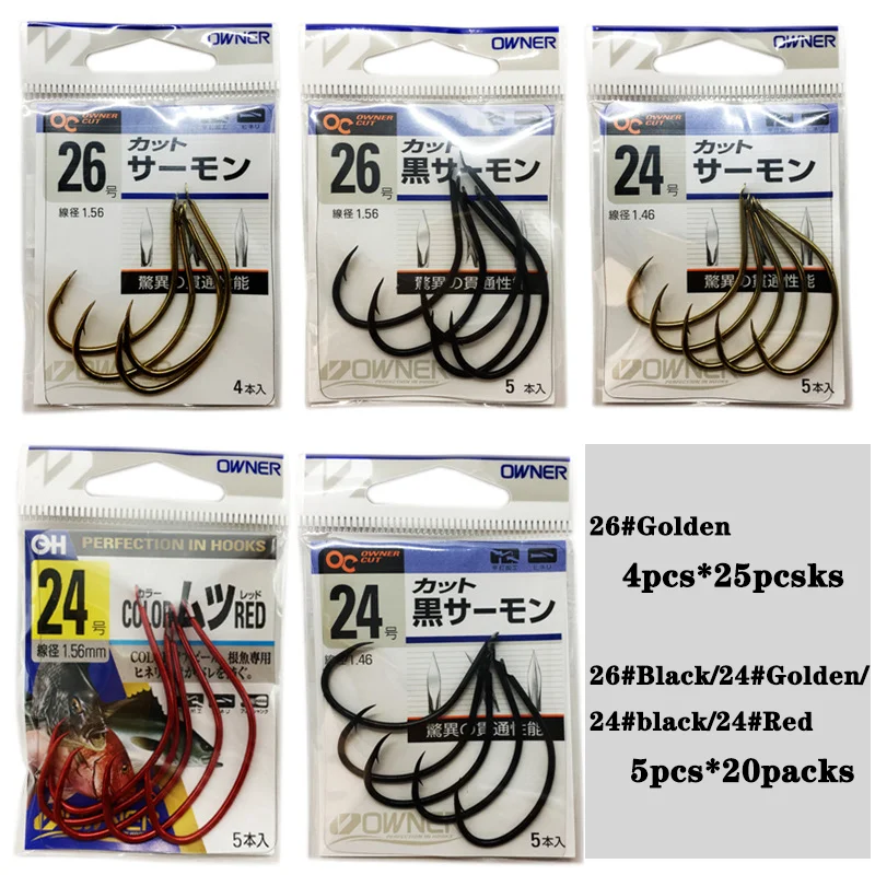 

10Packs Perch Hook Gold Red Black Boat Fishing Hooks Shiban Luya Japanese pesca 낚싯바늘 рыболовный крючок gancho Big Size Fishhook