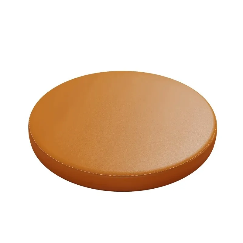 Round Memory Foam Seat Cushion  Leather Non-slip Dining Chair Pad  Bar Stool  Bay Window Futon Tatami Mat