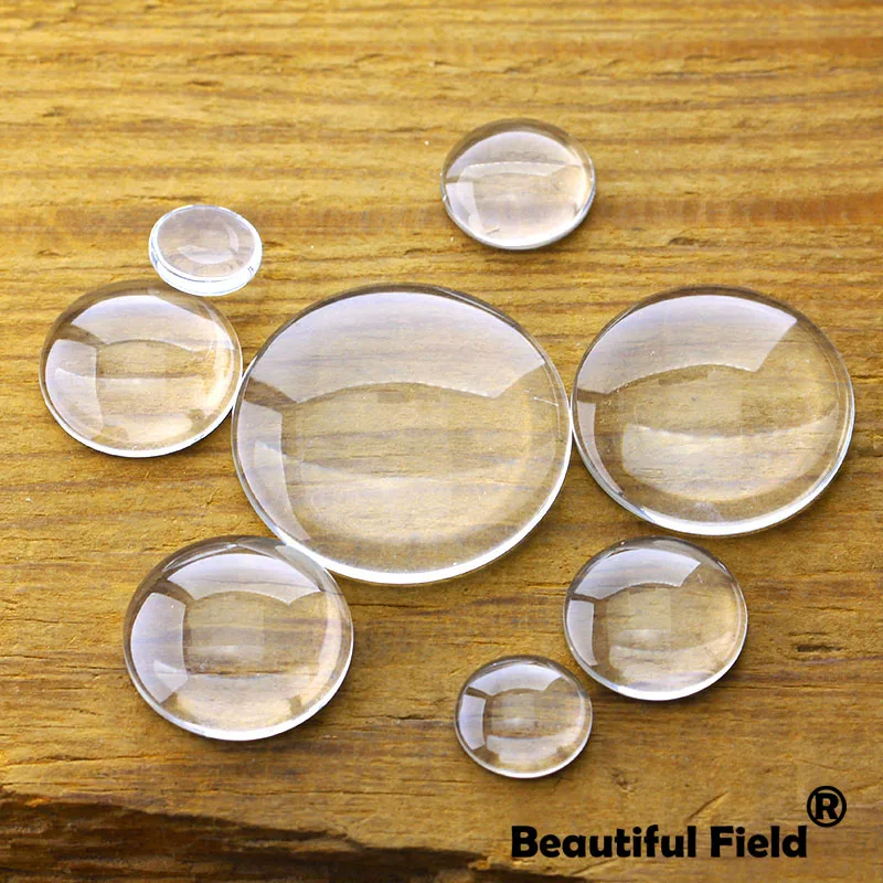 

25mm 14mm 18mm 20mm Glass Cabochons Round Cameo Set Handmade Settings