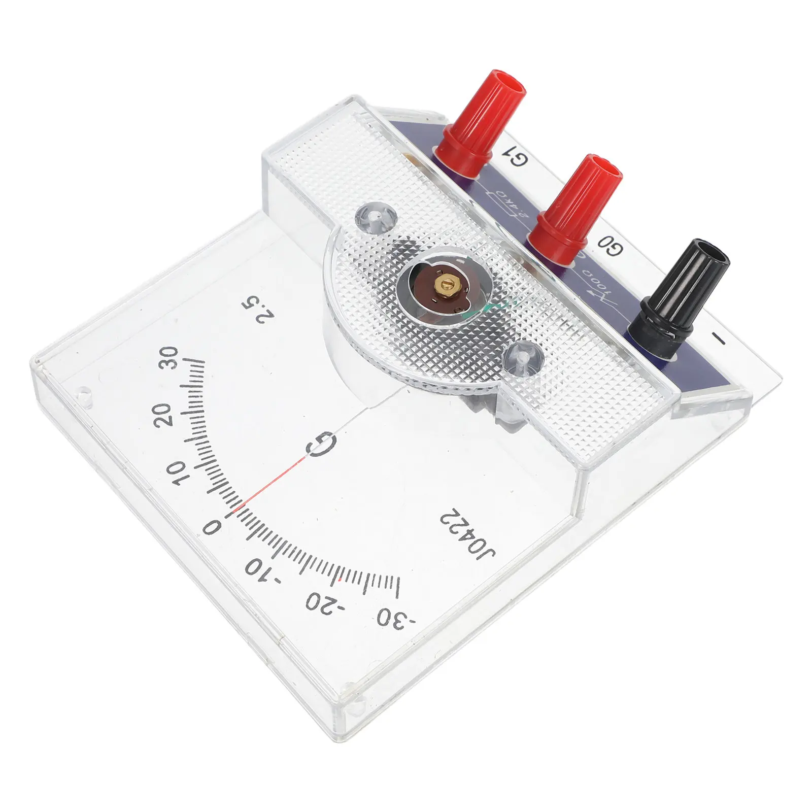 Dc Voltmeter 30-0-30V Analog Physics Lab Voltmeter Science Experiment Voltage Meter for Student Classroom Electrical Testing