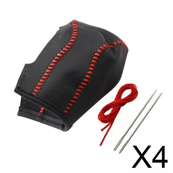 

Car Gear Shift Knob Sleeve Dustproof Auto Interior Protective PU Leather for Honda CR-V 2012-2014