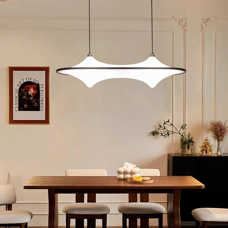 Lámpara colgante de platillo volador nórdico, lámpara de nave espacial con personalidad moderna para Bar, sala de estar, dormitorio, restaurante, luz decorativa