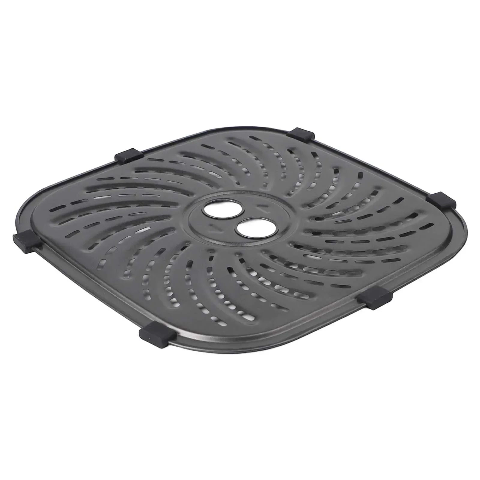 Nonstick Coating Air Fryer Grill Plate 19.4*19.2cm Dishwasher Safe Exquisite Double-layer Long-lasting Performance