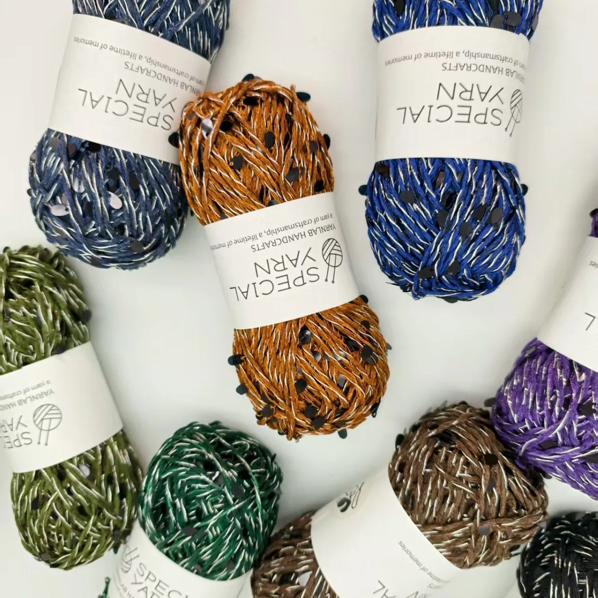 

Sequin Hand-Mixed Thread 2mm Hand-Knitted Crochet DIY Bag Hat Accessories Headwear Thread Hand-Knitted Thread