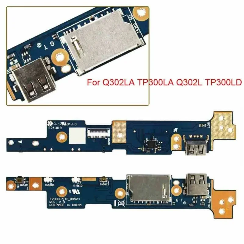 Power button USB SD IO board for Asus q302la tp300la tp300ld tp300l 60nb05y0-io2010 60nb05y0-io1070