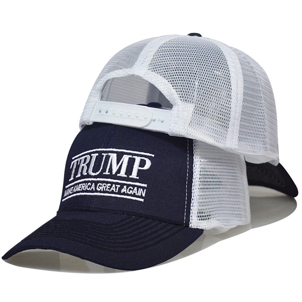 Trump Vance topi 2024 topi Trucker topi pet sejuk topi bisbol modis dapat diatur topi ayah bordir untuk olahraga luar ruangan