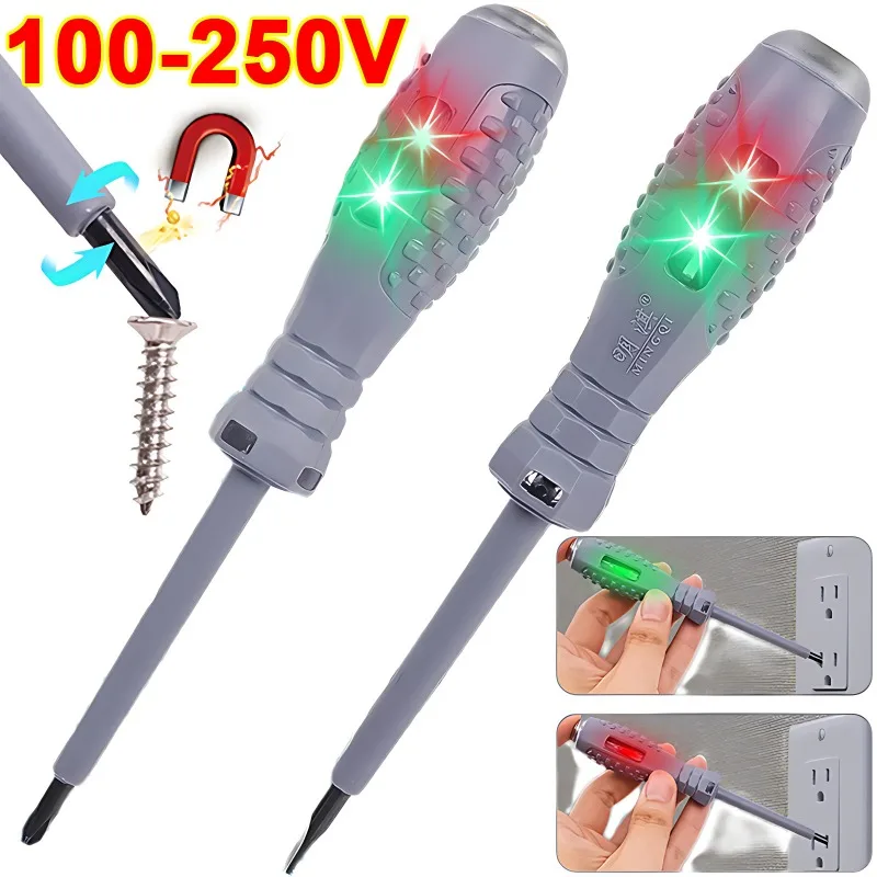 

Intelligent Voltage Tester Pen AC Non-contact Induction Test Pencil Voltmeter Power Detector Electrical Screwdriver Indicator