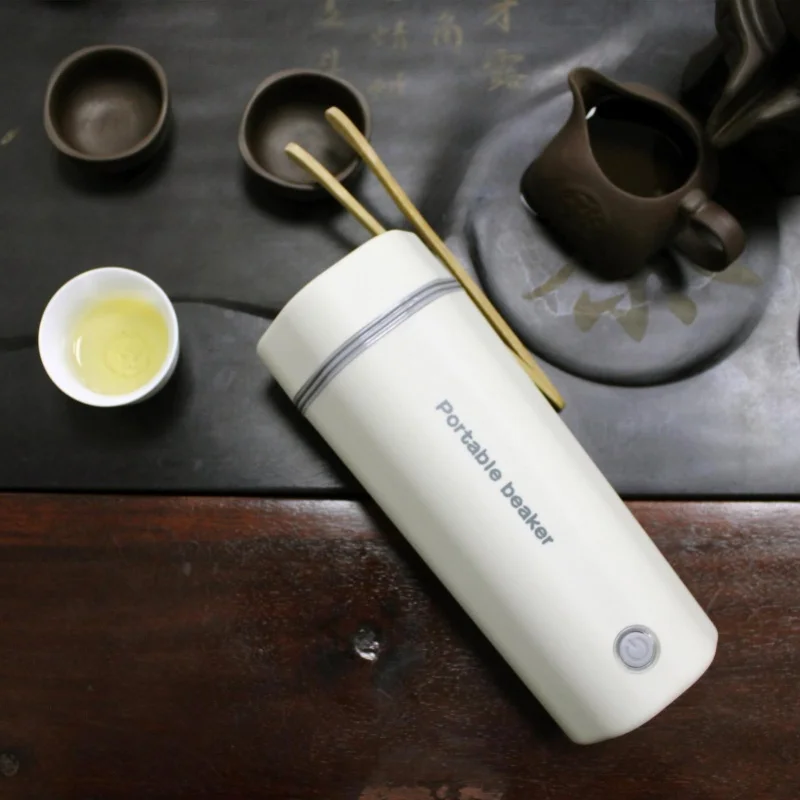 

300W Portable Electric Kettle 350ml Mini Travel Water Boiler Fast Heating Automatic Shut Off Leak Proof Design For Home Office