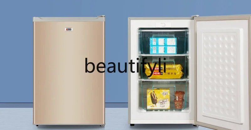 

Вертикальная морозильная камера с выдвижным ящиком Z189, полностью замороженный бытовой холодильник, первоклассная морозильная камера с энергоэффективностью