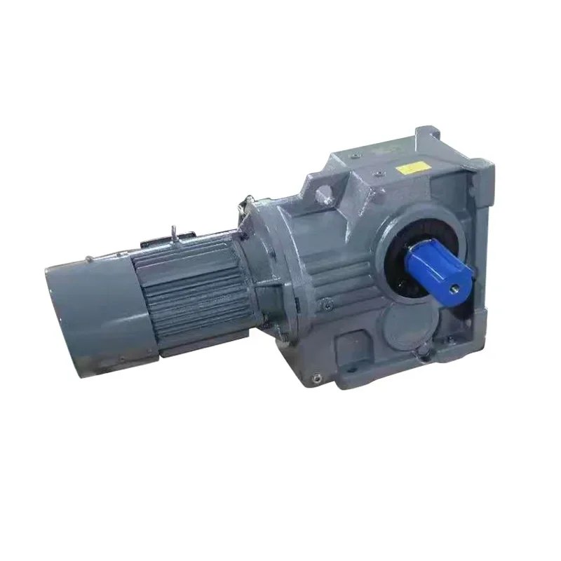 Horizontal worm low noise helical gear hardened gear reducer coaxial helical gear reducer