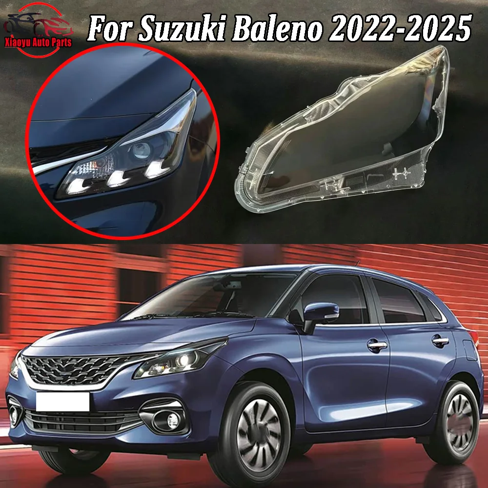 

Headlight Cover Transparent Lampshade 2022 2023-2025 For Suzuki Baleno Lamp Case Headlamp Shell Plexiglass Replace Original Lens