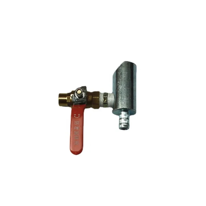 Sandblasting Machine Three‑Way Connector With Control Valve Abrasive Blasting Equipment Replacement Fitting