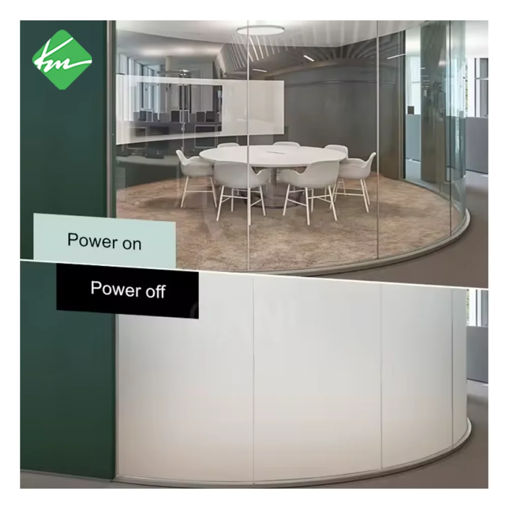 AIROW PDLC Switchable Smart Film Electric Privacy Glass Window Film For Meeting Room