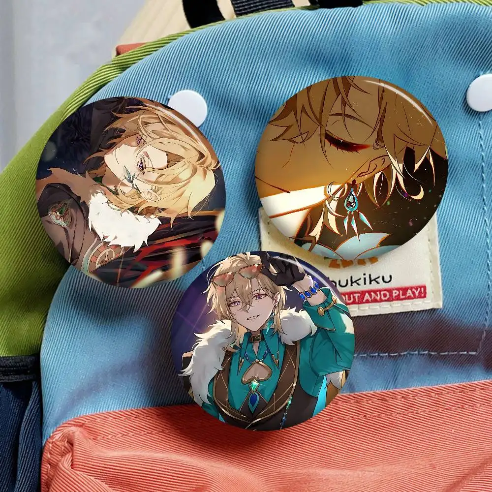 Game Honkai Star Rail aventurine Creative Tinplate Soft Button Pins Animal Icon Brooch Lapel Backpack Badge Accessories Pin