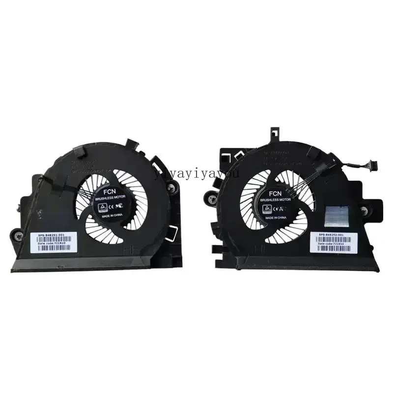 Replacement New Laptop CPU+GPU Cooling Fan for HP Mobile Worstation ZBook 15 G3 15 G4 HSTNN-C87C Laptop Series