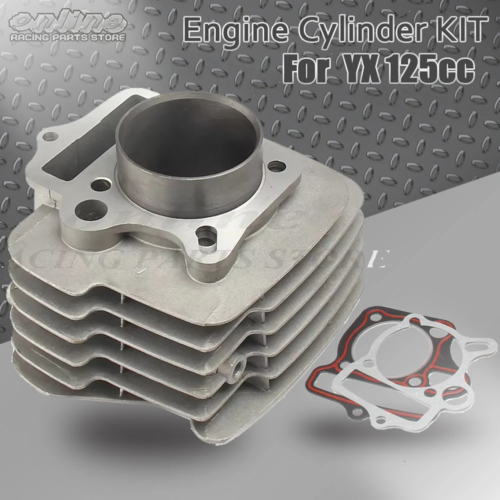 YX125 Engine Cylinder KIT body with cylinder gasket For YX 125cc YINXIANG 125 motorcycle dirt quad bike