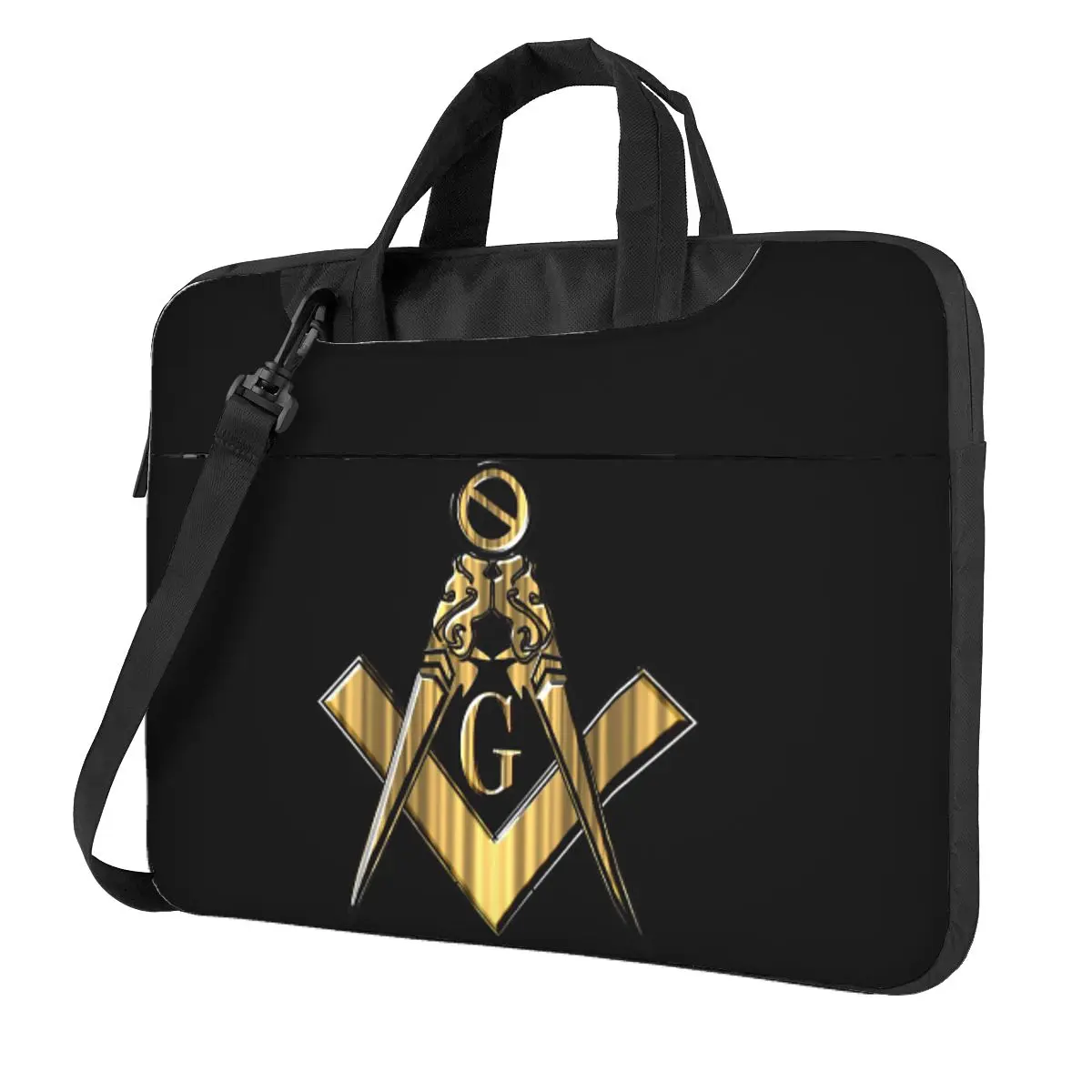 

Masonic Freemason Crossbody Laptop Bag Case Computer Bag Resistant Protective Notebook Pouch for Macbook Pro Lenovo